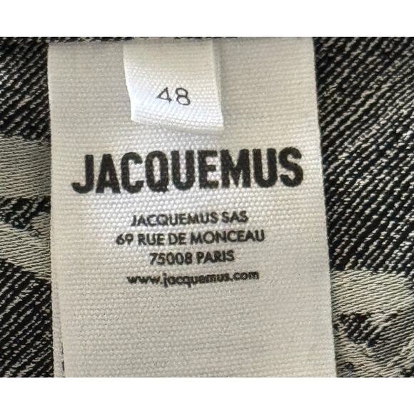 Jacquemus La Chemise Corto Printed Long Sleeve Shirt IT 48‎ US 12 NWT - Picture 13 of 13